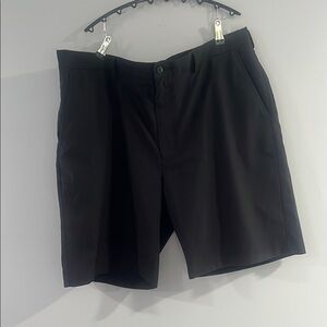 PGA Tour Black Flat Front Shorts Casual Style
